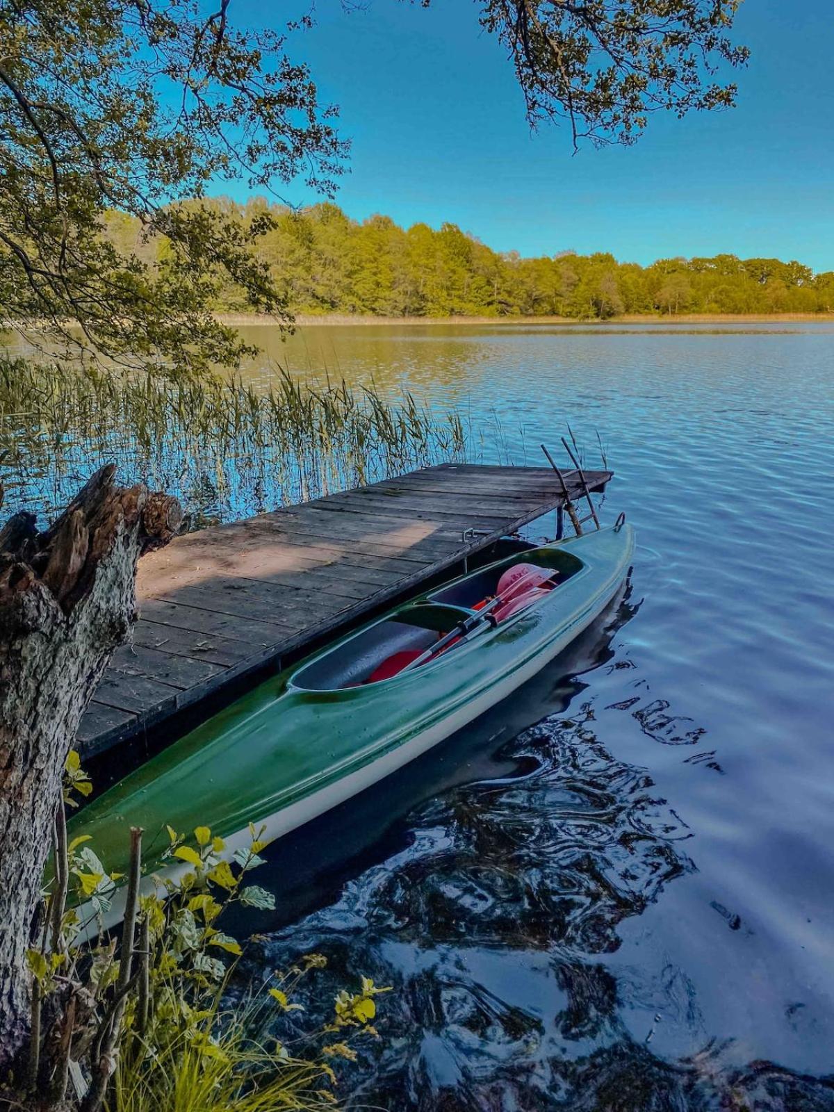 Rajska Cisza - Caloroczny Prywatny Domek W Lesie Nad Jeziorem - Sauna I Balia Krag Exterior photo